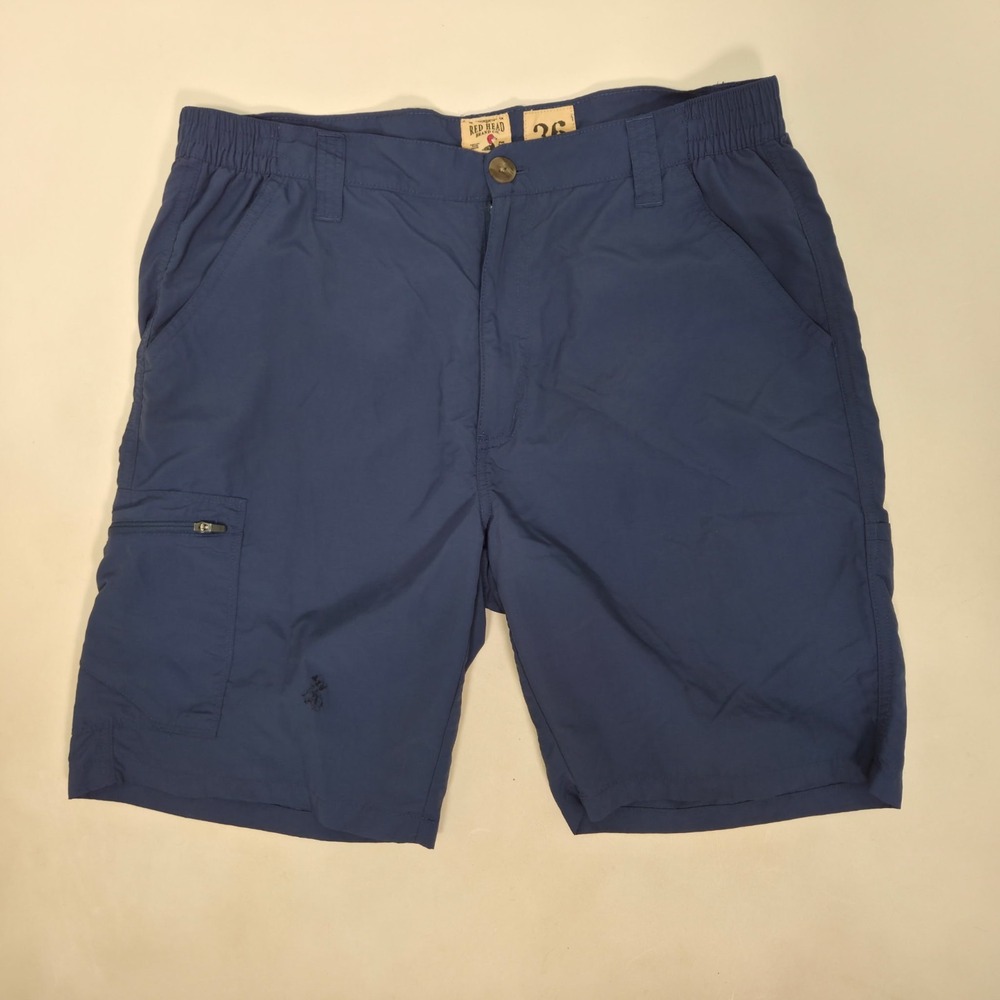RedHead Cargo Shorts Blue Men's Size 36 Utility Outdoors Hiking Fishing 34×8.5